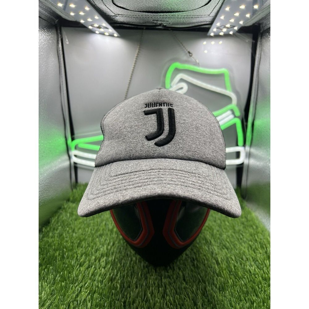 Juventus FC "Berkeley" Classic Hat Adjustable Fan Ink Official Licensed Gray